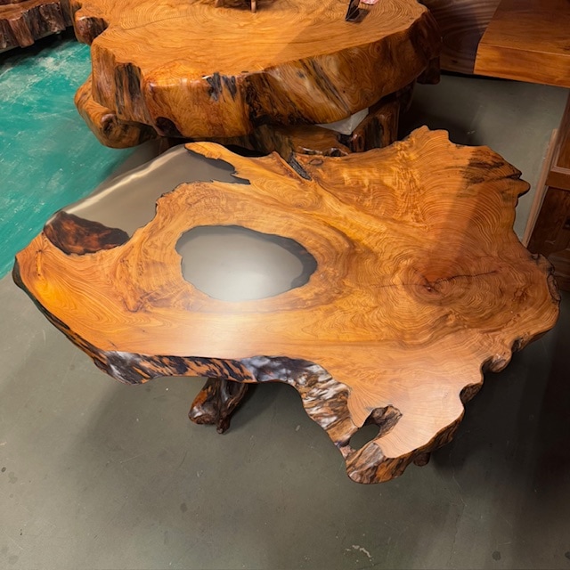 屋久杉レジン センターテーブル183 | 屋久杉テーブル | 屋久杉堂