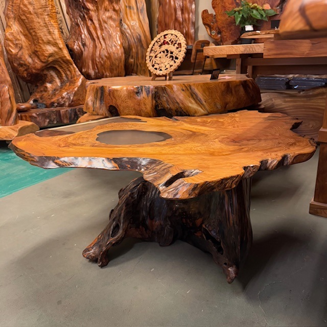 屋久杉レジン センターテーブル183 | 屋久杉テーブル | 屋久杉堂