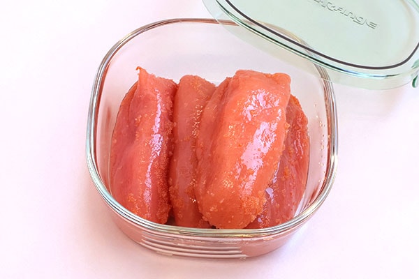 タッパーなどに保存した状態