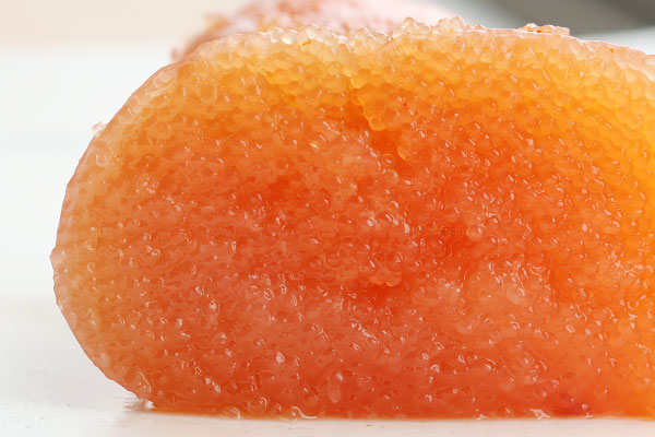 しっとり生めんたいの断面