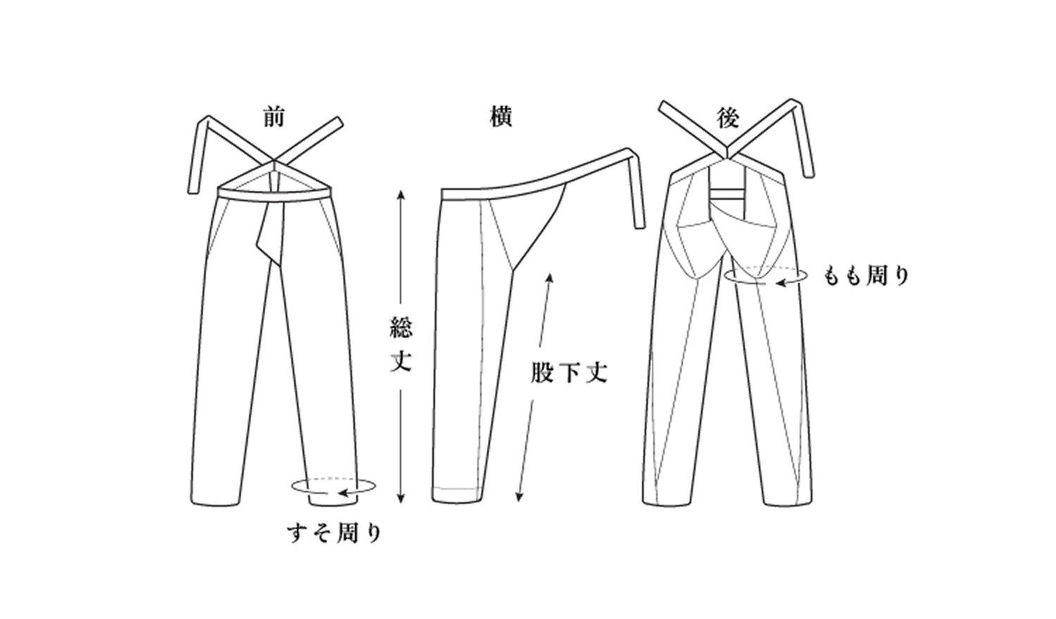 股引ヒモ商品イメージ
