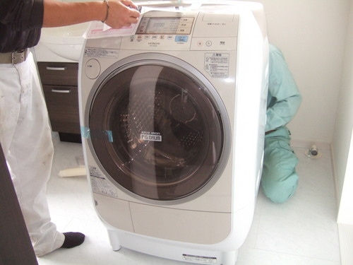ドラム式洗濯機の据付講座：ヤナデン