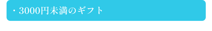 ・3000円未満のギフト 