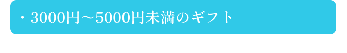  ・3000円～5000円未満のギフト