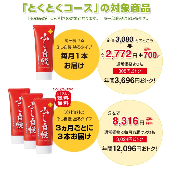 超歓迎 ふし自慢 100ｇ×3本 塗るタイプ その他 - lifestage2000.com