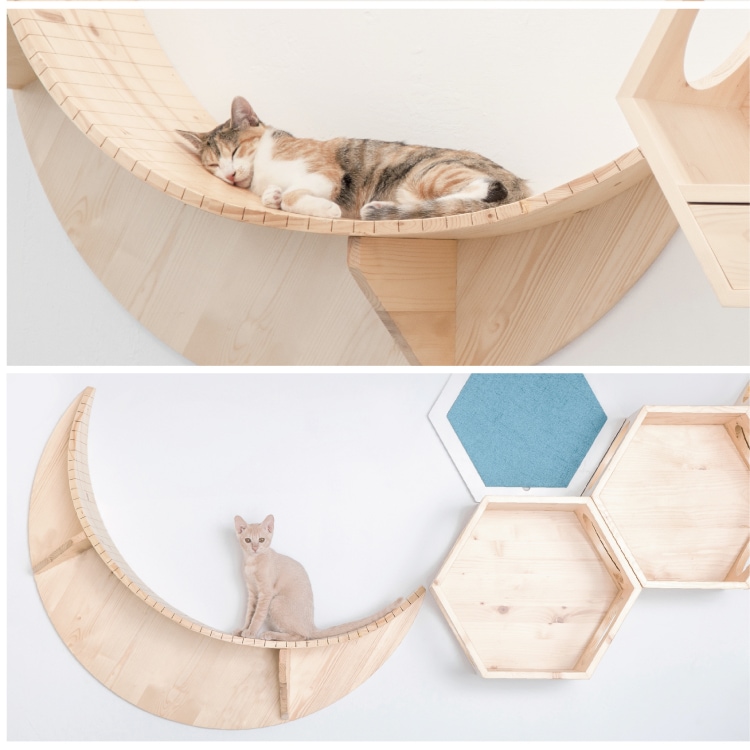 MYZOO マイズー LUNA ルナ 【1個】 キャットウォーク キャットステップ