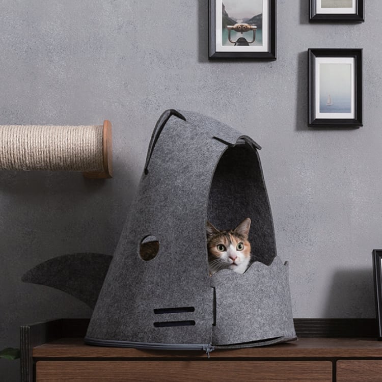 MYZOO マイズー NEKO SHARK ネコシャーク 【1個】 猫用ベッド #猫
