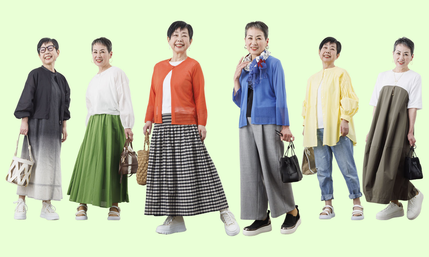 低身長さんでもスッキリ決まるコーディネート