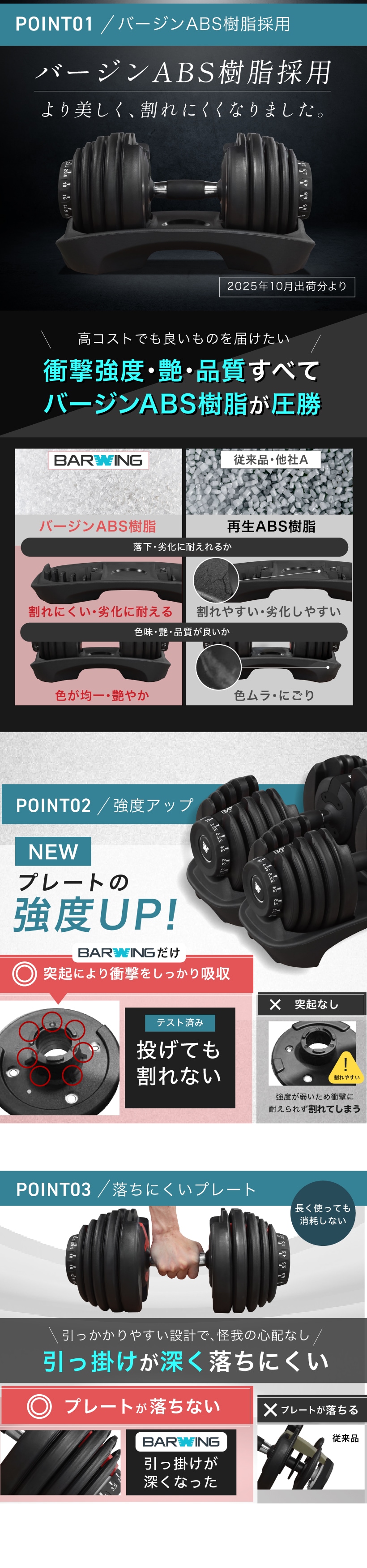 可変式ダンベル 24kg 2個セット 15段階調節 重量調節 アジャスタブル