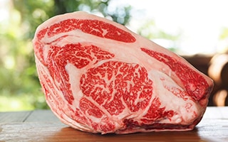 はなが黒牛リブロース 1ポンドステーキ（約450g・冷凍）