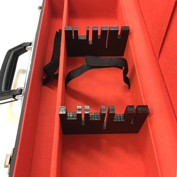 調理師兼用 包丁ケース 6丁入（黒） | 包丁差し | ユダ