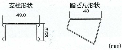 プッシュアップ式2連はしご 2SWA-D40B | 業務用メンテナンス,ガラス