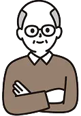 60代男性のイラスト