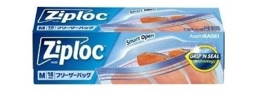 ジップロックフリーザーバッグM
