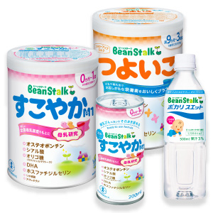 すこやかM1　800g　2缶＋スティックタイプ18本 : ビーンスタークすこやかM1大缶2缶パック 粉末 800gx2