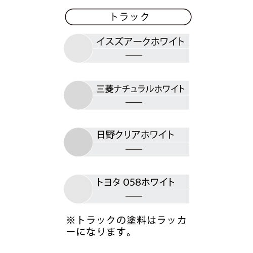 カラースプレー　補修スプレー　トラック　機械　ラッカー　色見本