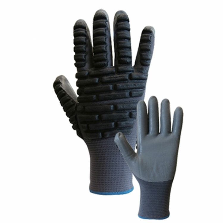 ニトリル拳護（プロテクト・すべり止め一体型）保護手袋