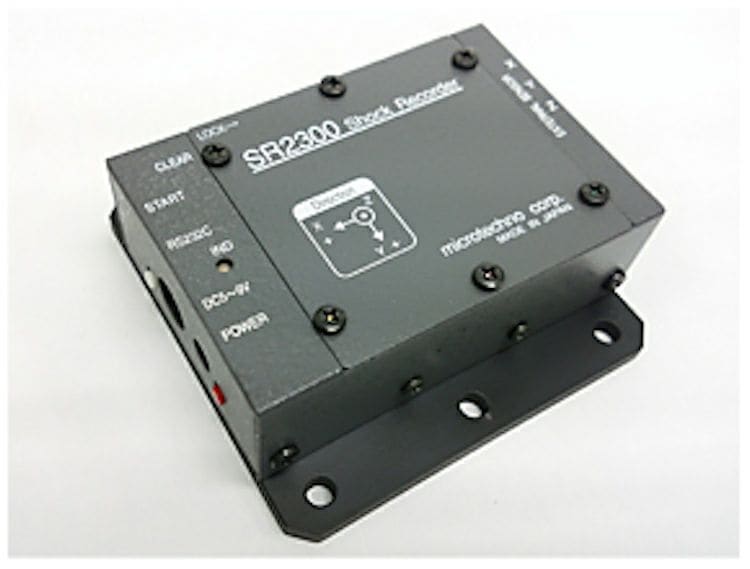 SR2300（波形・ピーク専用・振動衝撃レコーダー）