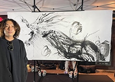 墨絵・陶墨画アーティスト 西元祐貴 Yu-ki Nishimoto