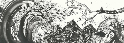 墨絵・陶墨画アーティスト 西元祐貴 Yu-ki Nishimoto