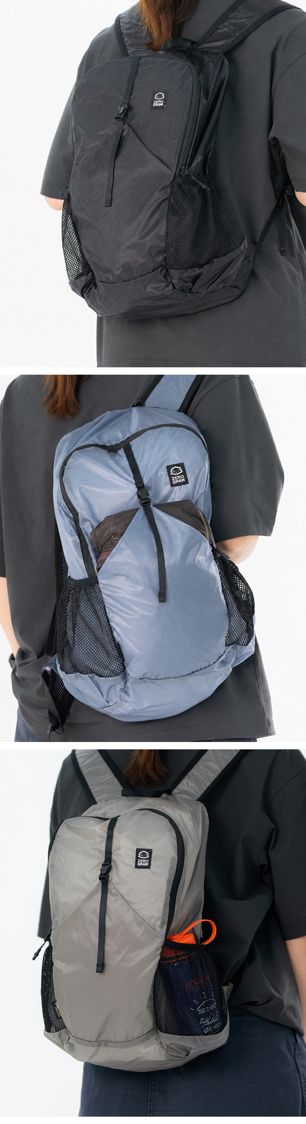 BURNEY PACKABLE BACKPACK 15 BLACK | Bag | ZEROGRAM （ゼログラム）