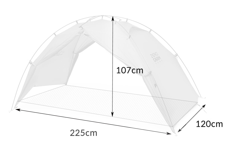 zerogram(ゼログラム)テント